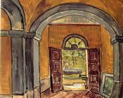 文森特 威廉 梵高 : 医院前厅